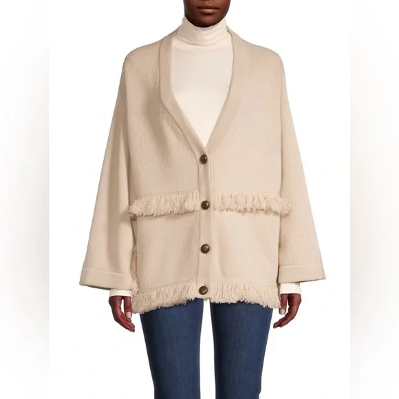 Weekend Max Mara
Paprica Fringe Wool Cardigan - Picture 3 of 4